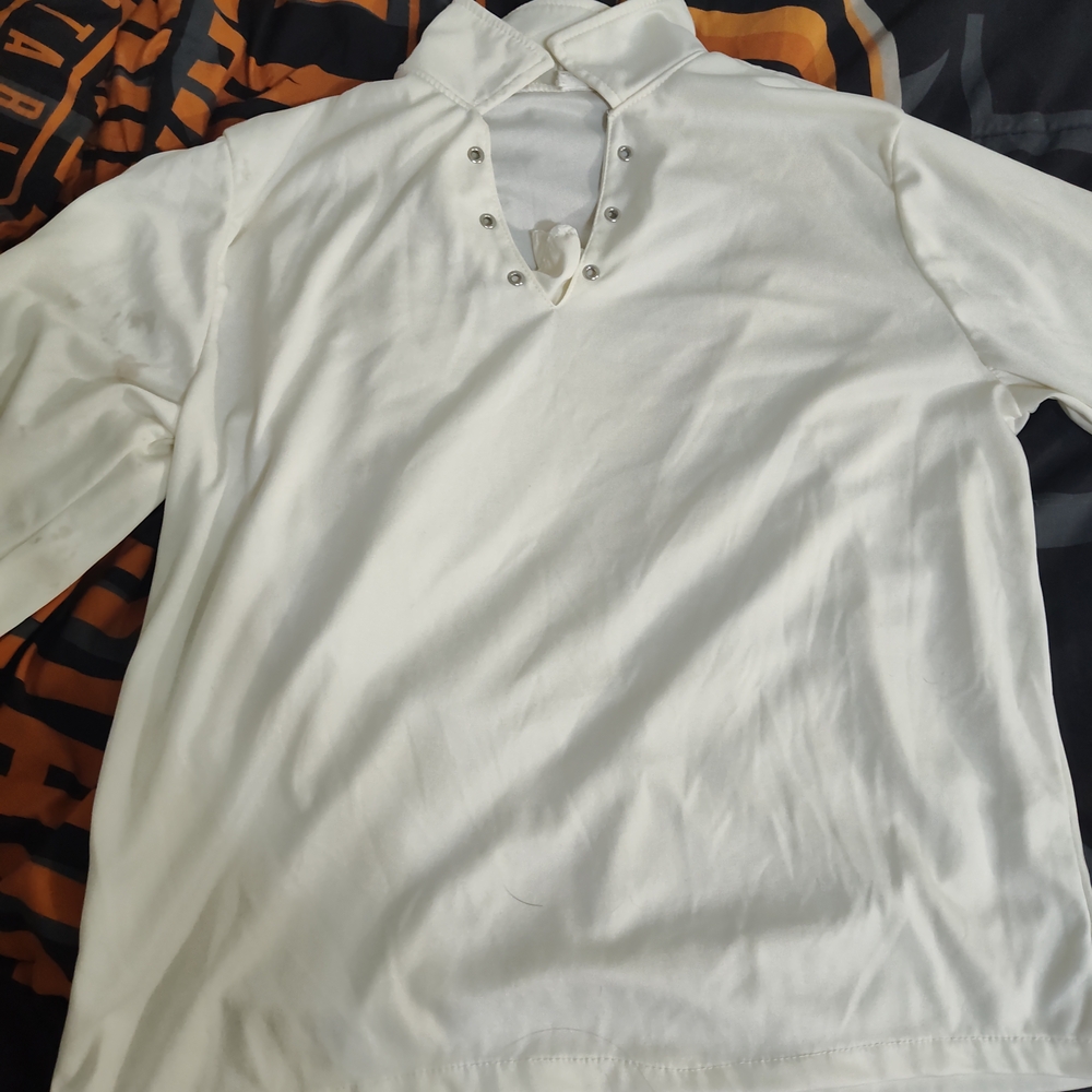 Men's White Long Sleeve Shirt